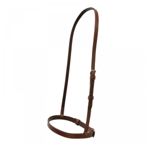 Noseband d'Exercice en Cuir HavaneLe Noseband d'Exercice en...